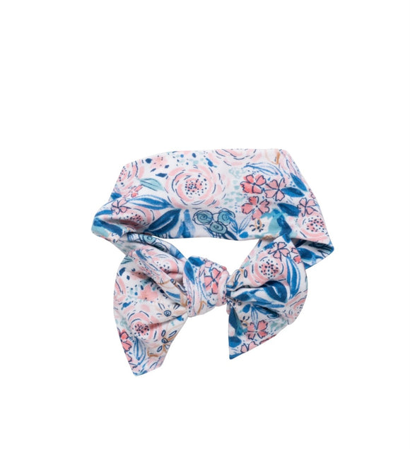 Once and Floral Bow Headband