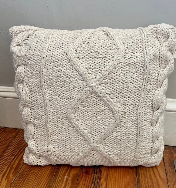 Pillow Knitted Cream