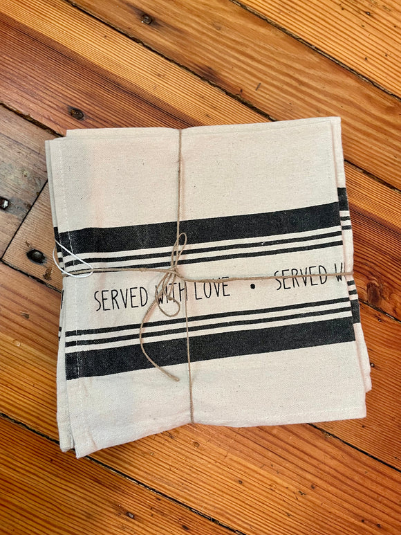 Napkins Served with Love