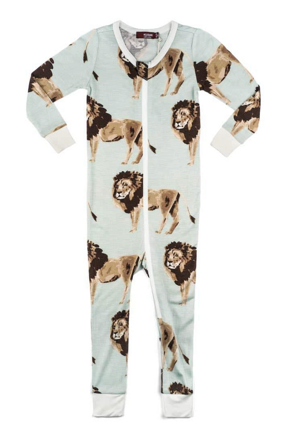 Zip Lion Pajamas