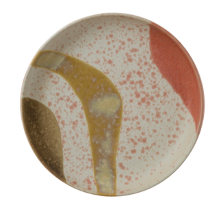 Round Stoneware Plate/Wall Decor