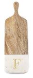 Initial Wood & Marble Cutting Board