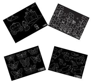 Whimsy Chalkboard Placement Set of 4